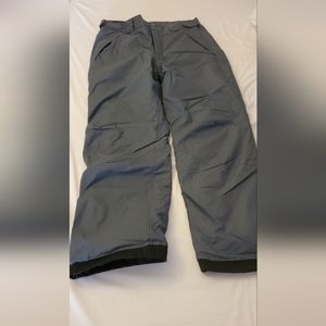 Columbia Omni Tech Snow Ski Pants Men’s Gray Insulated Size M